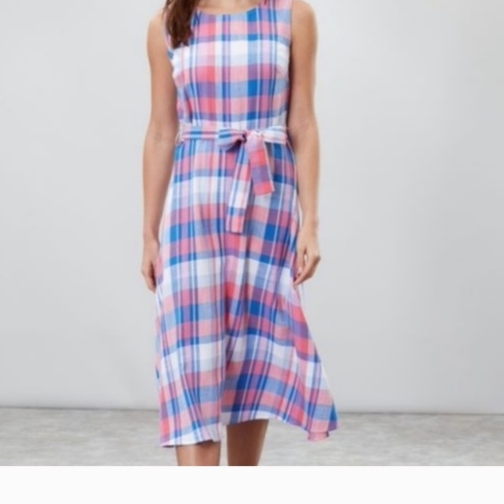 Joules FIONA SLEEVELESS WOVEN DRESS Size 14